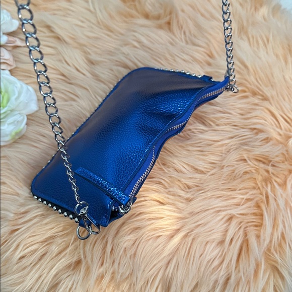 Multicolor Metallic Stud Women's Crossbody Handbag With Chain Strap NEW! - Picture 11 of 11